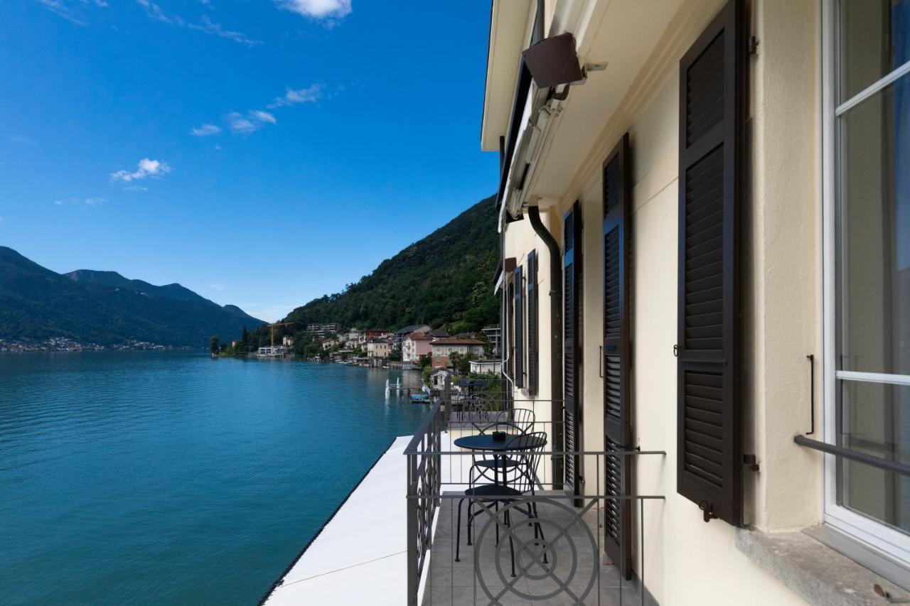 Lac Hotel Melide Exterior foto